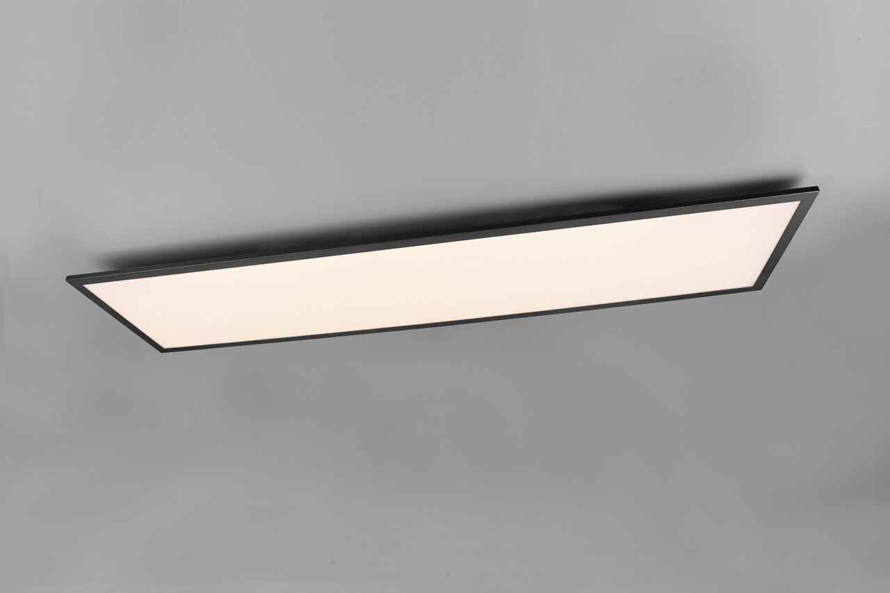 Plafoniera Alpha, RL, 119.5x29.5x5 cm, 34W, 1x SMD LED, metal, negru mat - imagine 3